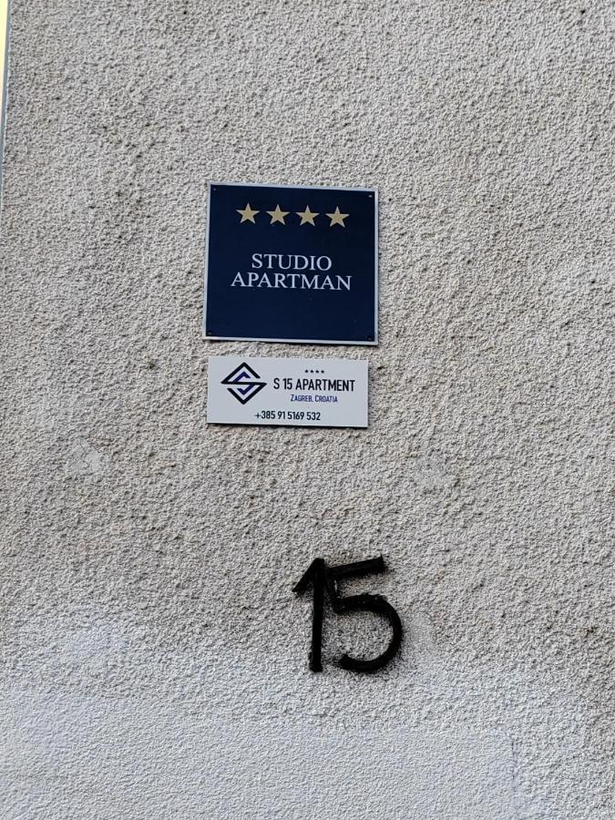 S15 Studio Apartment Free Parking Zagreb Buitenkant foto